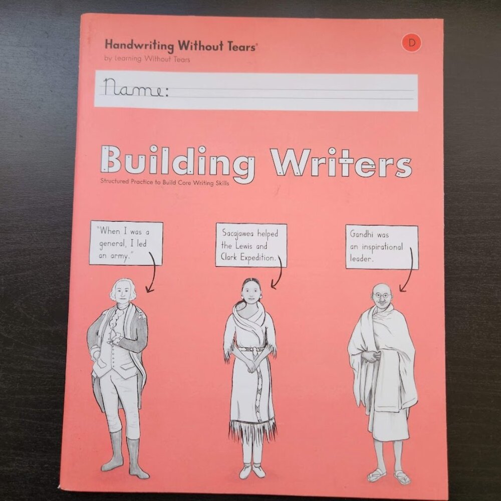 NEW Handwriting Without Tears Building Writers D 3rd Grade ISBN 9781952970924